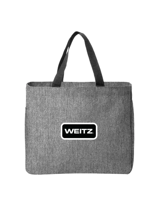 Essential Medium Grey Heather Tote w/Weitz Logo