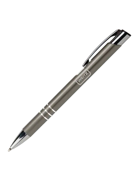 Laurent Gunmetal Pen - Black Ink w/Weitz Logo