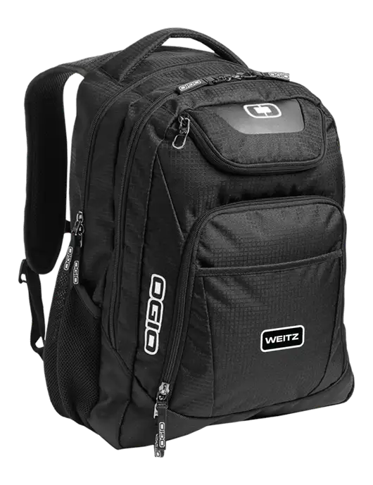 OGIO Black/Silver Excelsior Laptop Backpack w/Weitz Logo