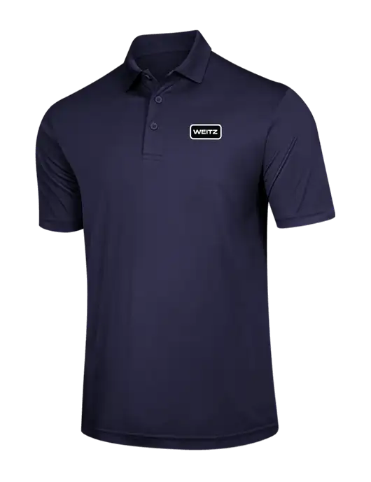 Navy PosiCharge Competitor Polo w/Weitz Logo