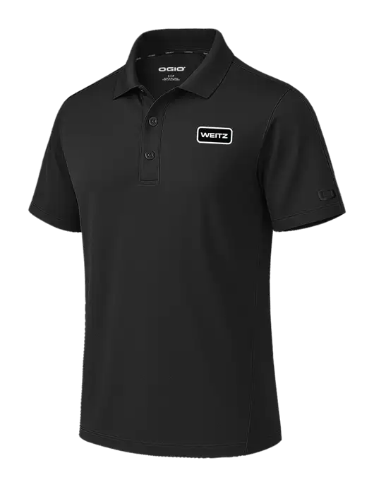 OGIO Envision Black Polo w/Weitz Logo