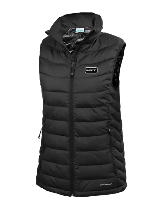 Columbia Womens Black Powder Lite Vest w/Weitz Logo