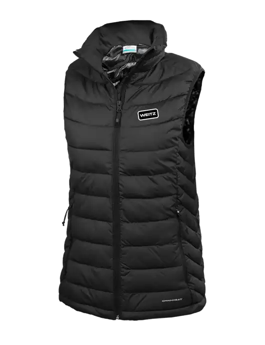 Columbia Womens Black Powder Lite Vest w/Weitz Logo