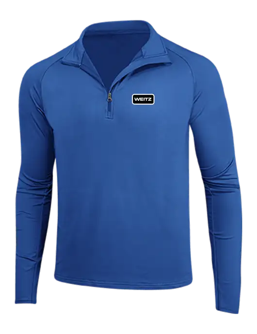 Dark Royal Sport Wick Stretch 1/4 Zip Pullover w/Weitz Logo