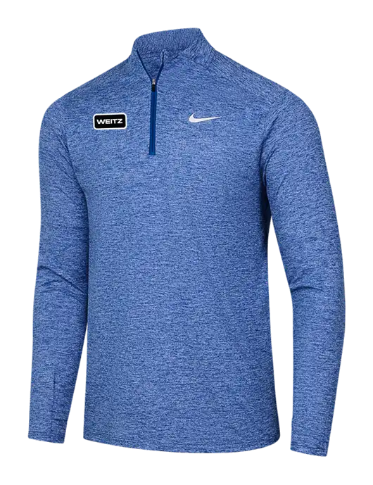 Nike Royal Heather Dri-FIT Element 1/2-Zip Pullover w/Weitz Logo