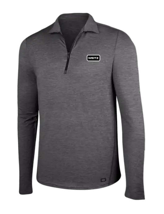 OGIO Gear Grey Heather Endurance Force 1/4 Zip w/Weitz Logo