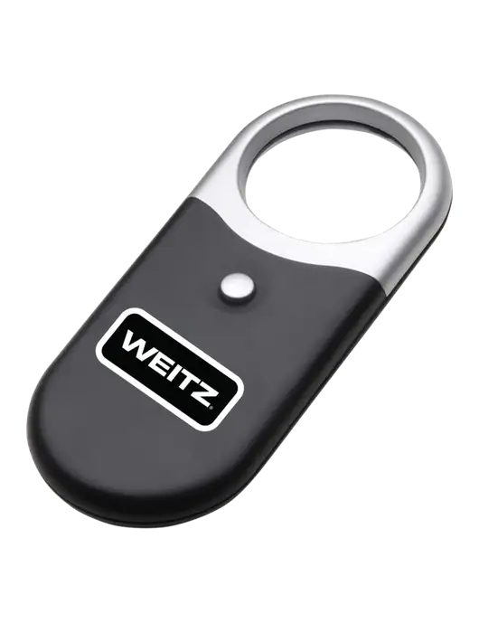Compact Black Magnifier Light w/Weitz Logo