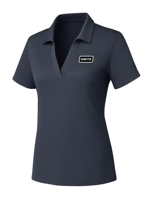 Womens Dark Grey PosiCharge RacerMesh Polo w/Weitz Logo