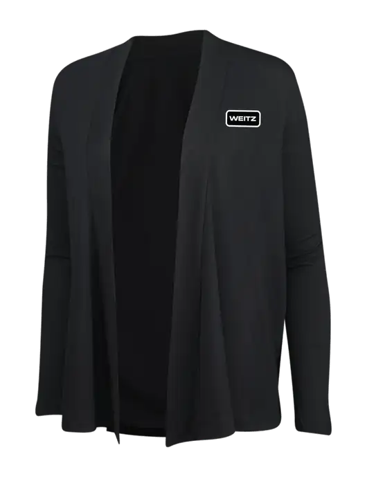 Black Womens Concept Cardigan w/Weitz Logo