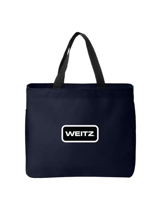 Essential Dark Navy Tote w/Weitz Logo