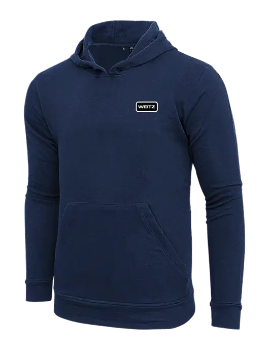 Adidas Navy Fleece Hooded Sweatshirt w/Weitz Logo