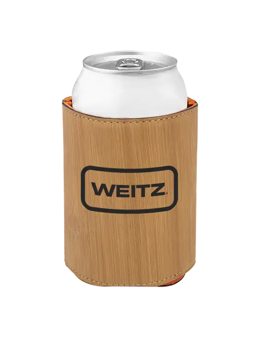 Bamboo Leatherette Beverage Holder w/Weitz Logo