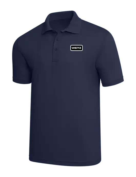 Navy PosiCharge RacerMesh Polo w/Weitz Logo