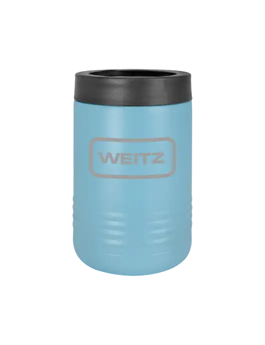 Polar Camel 12 oz Powder Coated Light Blue Vacuum Insulated Beverage Holder w/Weitz Logo