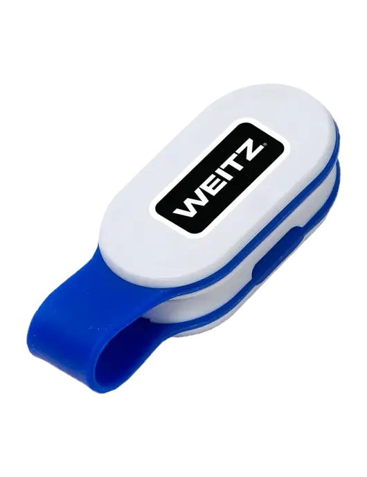 Magna Clip Blue Personal Safety Light w/Weitz Logo
