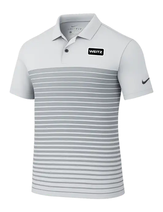Nike Light Grey Dri-FIT Vapor Block Polo w/Weitz Logo