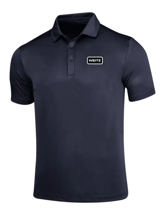 Navy Posi-UV Pro Polo w/Weitz Logo