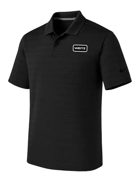 Nike Black Dri-FIT Vapor Jacquard Polo w/Weitz Logo