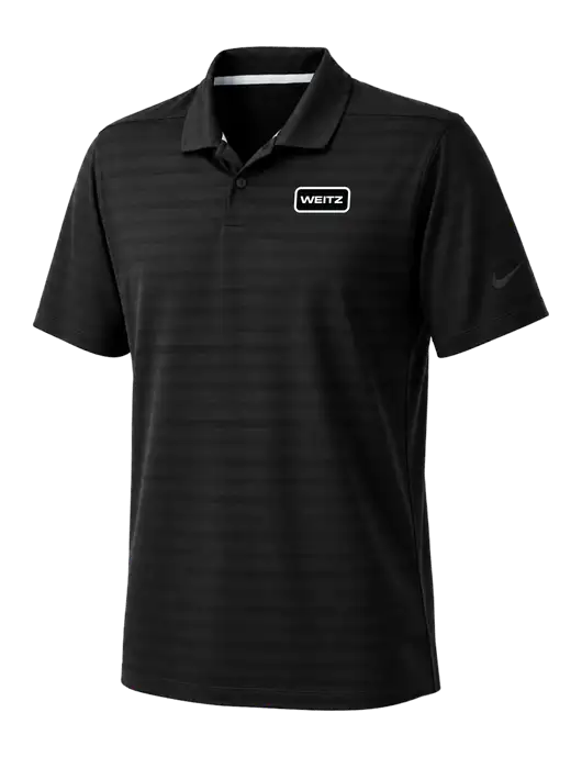 Nike Black Dri-FIT Vapor Jacquard Polo w/Weitz Logo