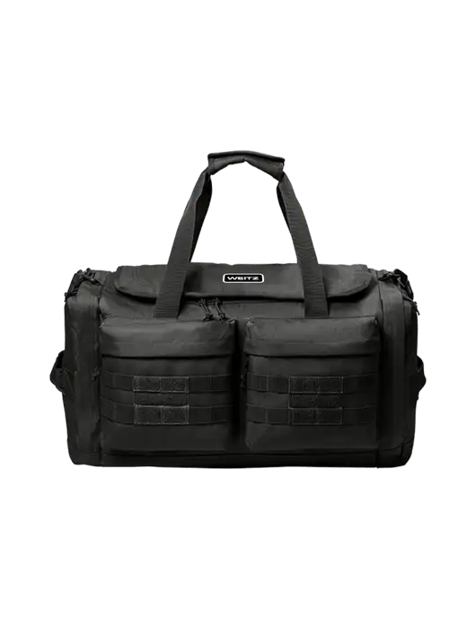 CornerStone Black Tactical Duffel w/Weitz Logo