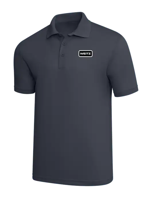 Dark Grey PosiCharge RacerMesh Polo w/Weitz Logo