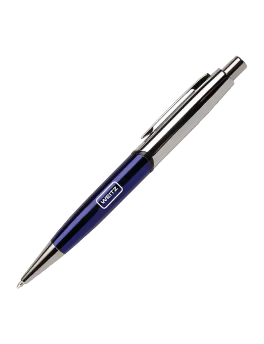 Chimera Blue Pen - Black Ink w/Weitz Logo