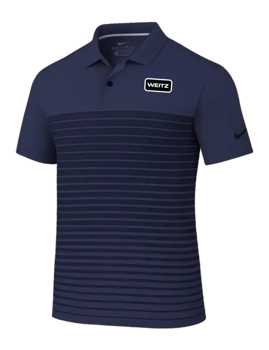 Nike Navy Dri-FIT Vapor Block Polo w/Weitz Logo