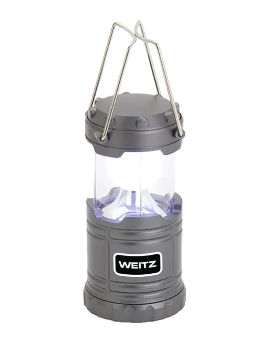 Gunmetal Mini Retro Lantern w/Weitz Logo