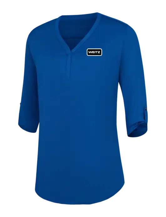 Womens Royal City Stretch 3/4-Sleeve Tunic w/Weitz Logo