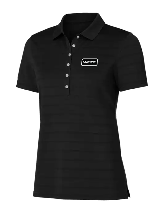 Callaway Womens Black Ventilated Polo w/Weitz Logo
