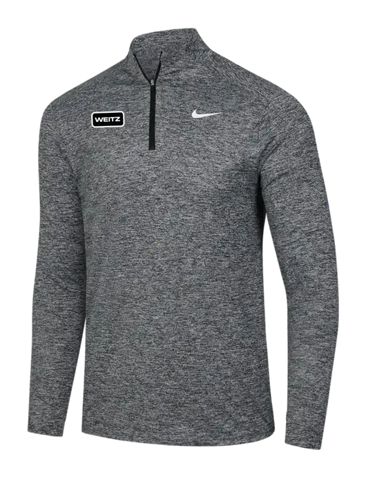 Nike Black Heather Dri-FIT Element 1/2-Zip Pullover w/Weitz Logo
