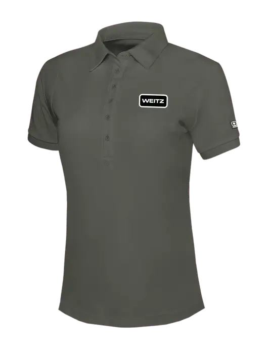 OGIO Womens Medium Grey Jewel Polo w/Weitz Logo