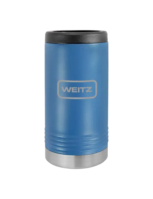 Polar Camel Powder Coated Royal Blue Vacuum Insulated Slim Beverage Holder w/Weitz Logo