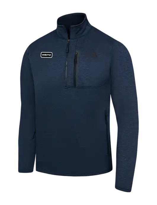 The North Face Navy Heather Skyline 1/2-Zip Fleece w/Weitz Logo