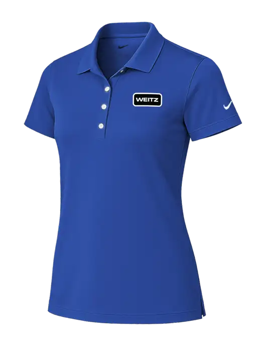 Nike Womens Royal Tech Basic Dri-FIT Polo
 w/Weitz Logo