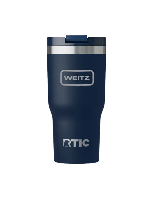 RTIC Essential 20 oz Navy Tumbler w/Weitz Logo