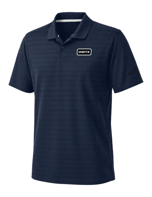 Nike Navy Dri-FIT Vapor Jacquard Polo w/Weitz Logo
