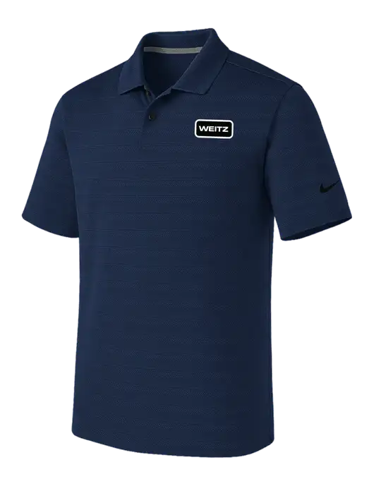 Nike Navy Dri-FIT Vapor Jacquard Polo w/Weitz Logo