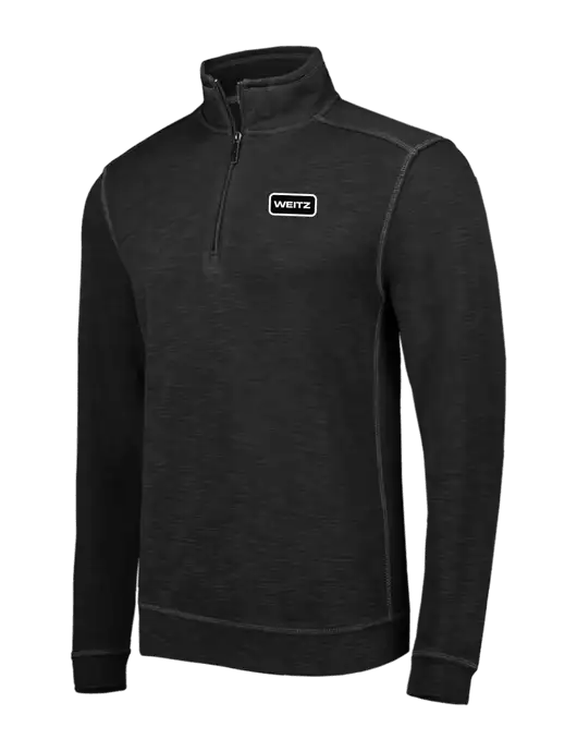 Tommy Bahama Black Tobago Bay 1/2 Zip w/Weitz Logo