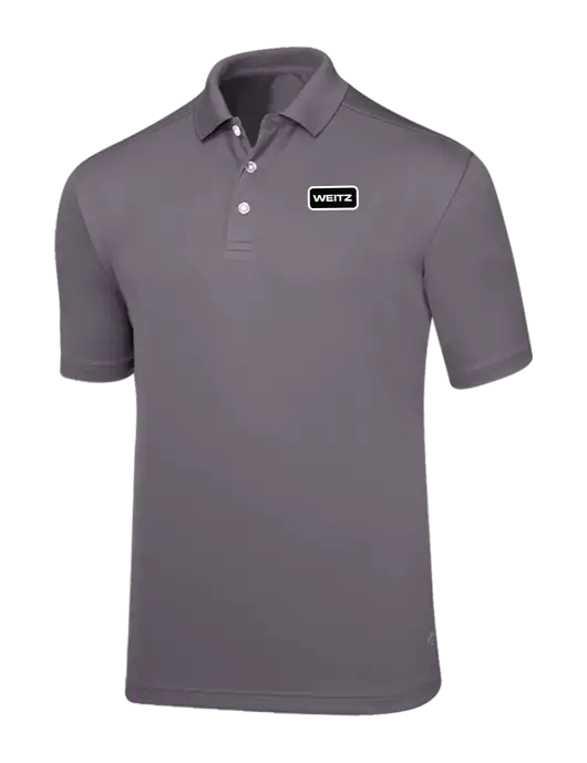 Callaway Core Medium Grey Performance Polo w/Weitz Logo