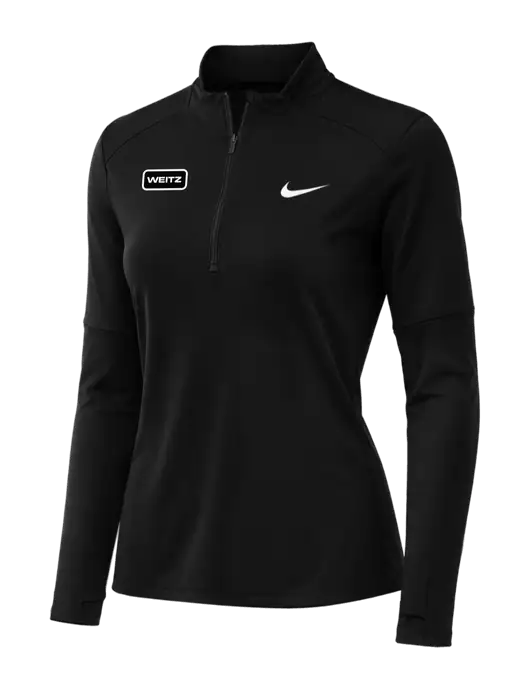 Nike Black Womens Dri-FIT Element 1/2-Zip Pullover w/Weitz Logo