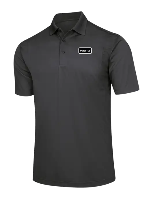 Dark Grey Micropique Sport-Wick Polo w/Weitz Logo