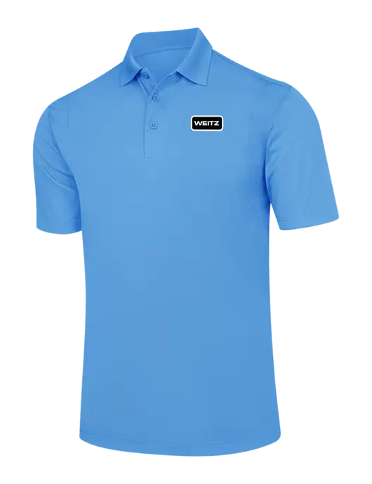 Carolina Blue Micropique Sport-Wick Polo w/Weitz Logo