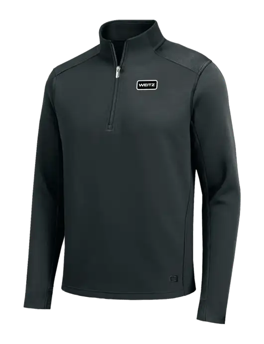 OGIO Transcend Very Dark Grey 1/4-Zip w/Weitz Logo