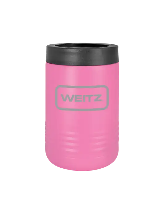 Polar Camel 12 oz Powder Coated Pink Vacuum Insulated Beverage Holder w/Weitz Logo