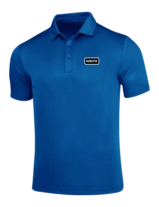 True Royal Posi-UV Pro Polo w/Weitz Logo