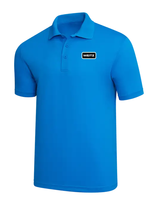 Sapphire Blue PosiCharge RacerMesh Polo w/Weitz Logo