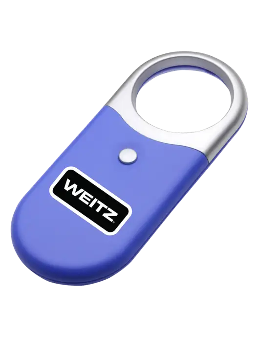 Compact Blue Magnifier Light w/Weitz Logo