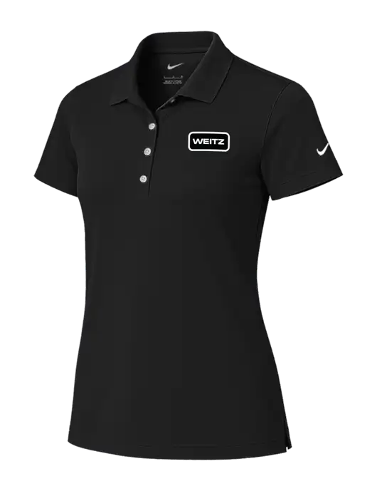 Nike Womens Black Tech Basic Dri-FIT Polo
 w/Weitz Logo