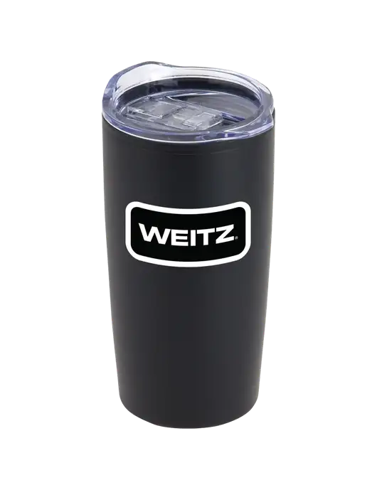Olympus Black 20 oz Tumbler w/Weitz Logo